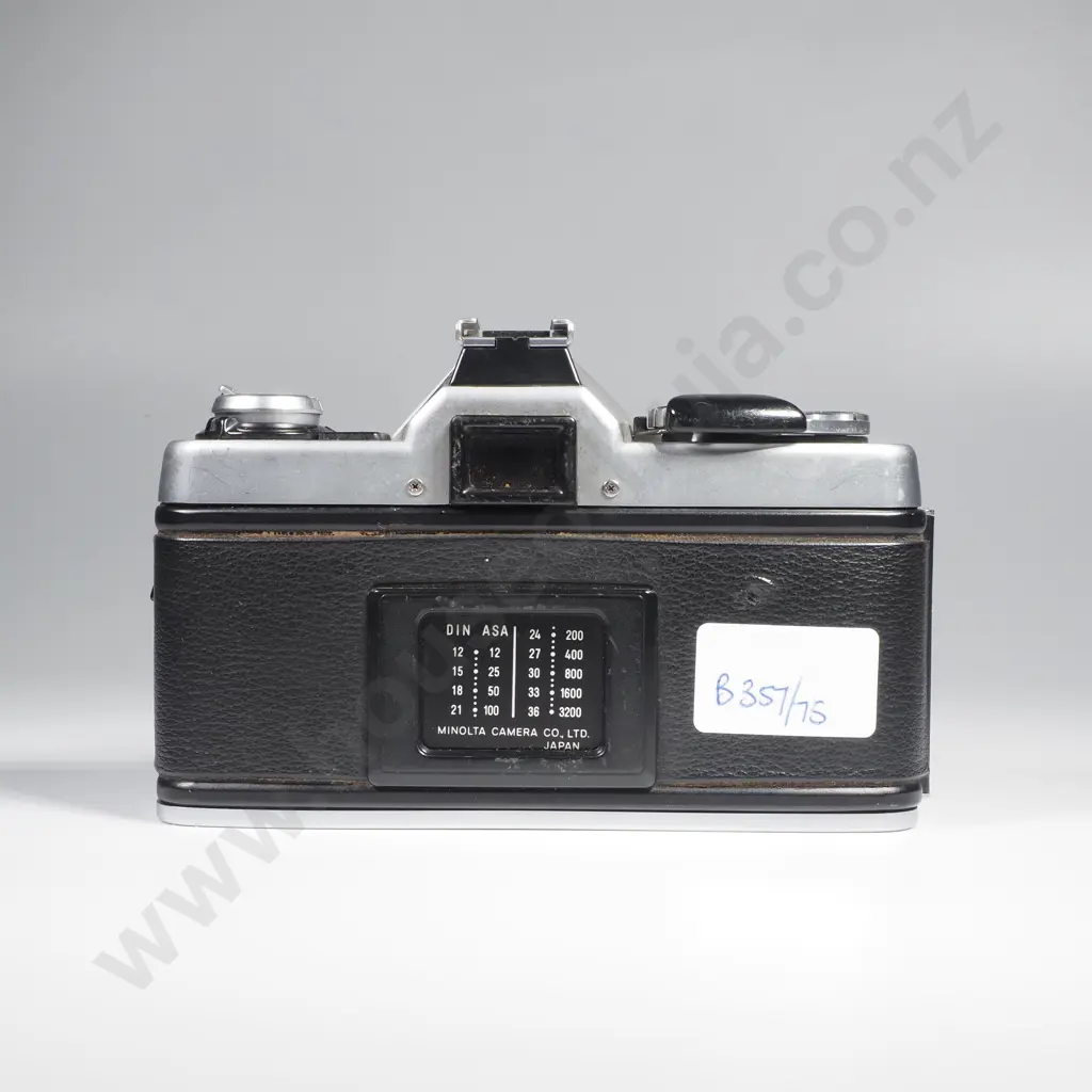 Minolta X-G7 35mm Film Manual Focus SLR Film Camera Body w Silver & Black Top Plate, Aperture-Priority A Setting Image 1++