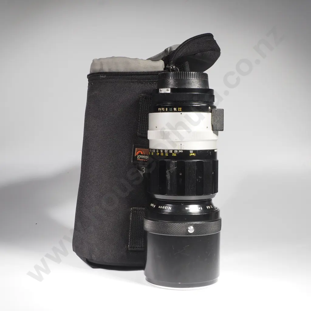 Vintage Nikon Nikkor-P Auto 300mm f/4.5 Telephoto Lens Image 1++