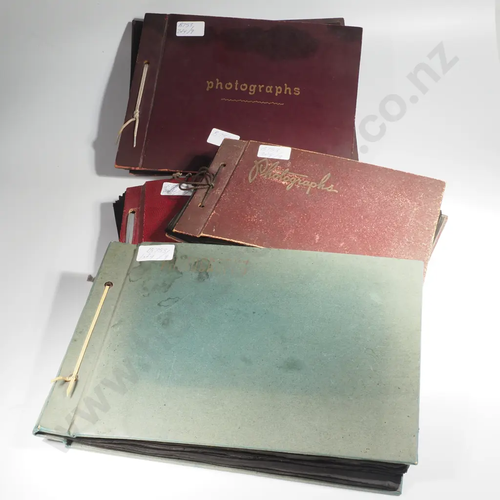 4 x Photo Albums Containing New Zealand Related, and Vintage Military / Non Military Aircraft Image 1++