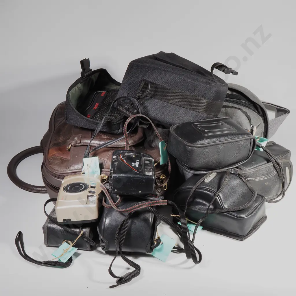 Assorted Lot of Cameras & Camera Bags Image 1++