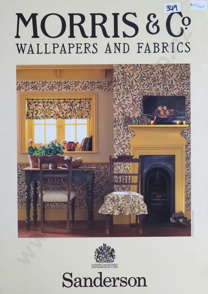 Morris & Co. Wallpapers and Fabrics, Sanderson. (Laminated) Image 1++