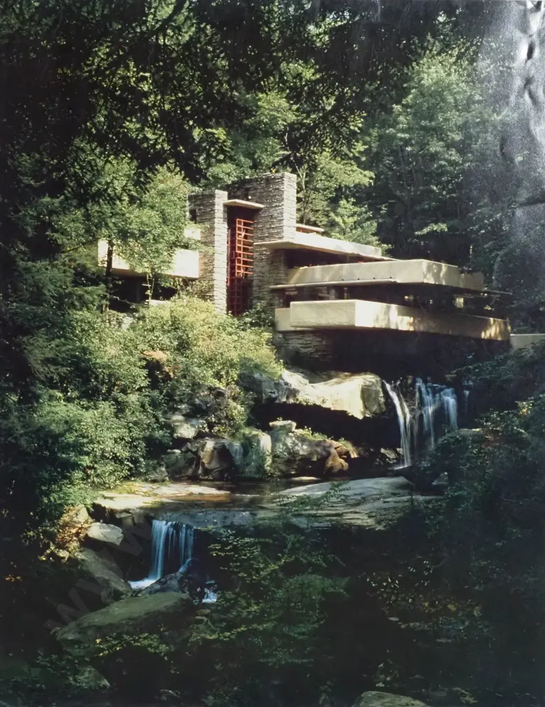 Frank Lloyd Wright, Fallingwater, Edgar J. Kaufmann House, Pennsylvania, 1935. Image 1++