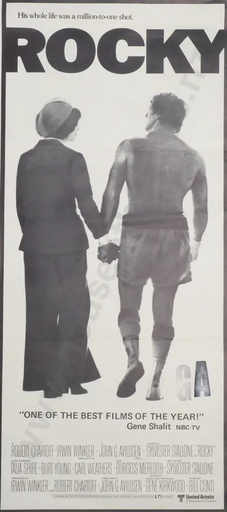An Australian Daybill Poster for the Film 'Rocky' - Original Film Poster, MAPS Litho Pty. Ltd. Image 1++