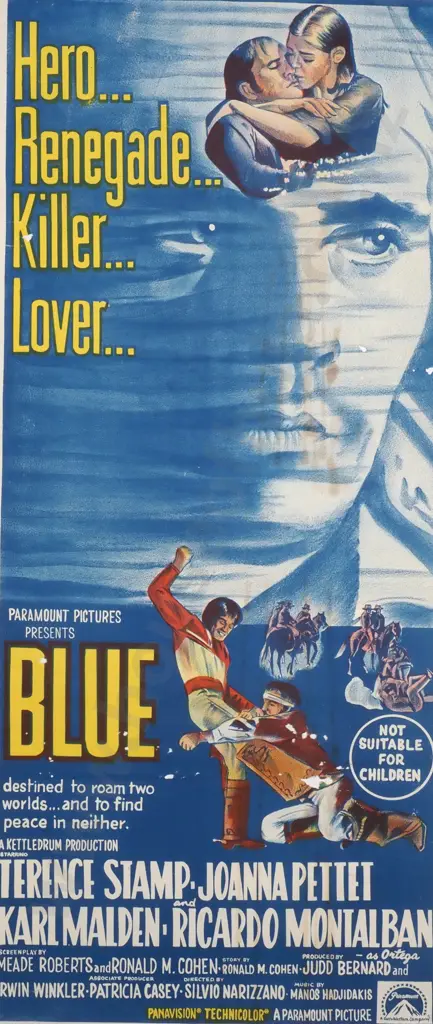 Vintage Australian/New Zealand Daybill Poster 'Blue' Image 1++