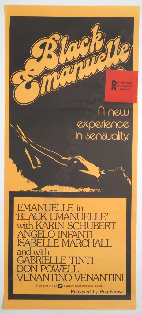 1975 Australian Daybill Poster for the Film 'Black Emanuelle' Image 1++