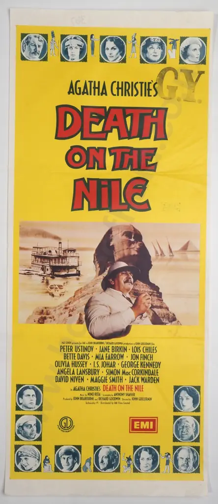 An Australian Daybill Poster for the 1978 Film 'Death on the Nile' Image 1++