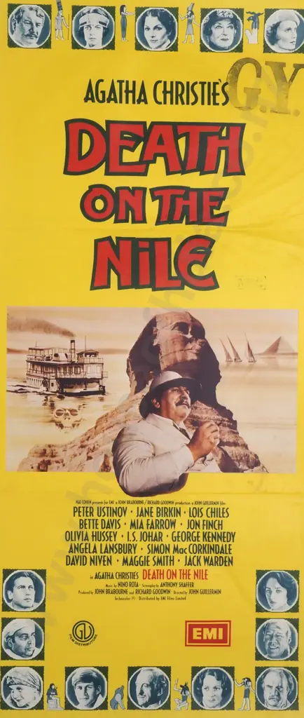 An Australian Daybill Poster for the 1978 Film 'Death on the Nile' Image 1++