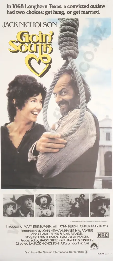 Vintage Australian/New Zealand Daybill Poster for 'Goin' South' Image 1++