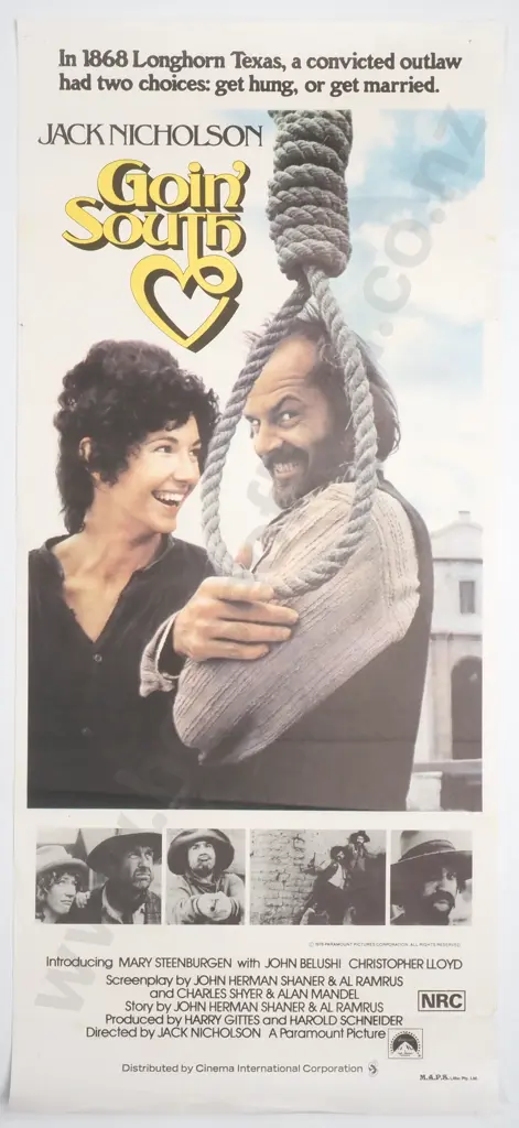 Vintage Australian/New Zealand Daybill Poster for 'Goin' South' Image 1++