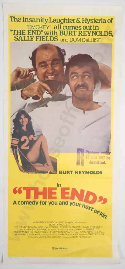Vintage Australian/New Zealand Daybill Poster for 'The End' Image 1++