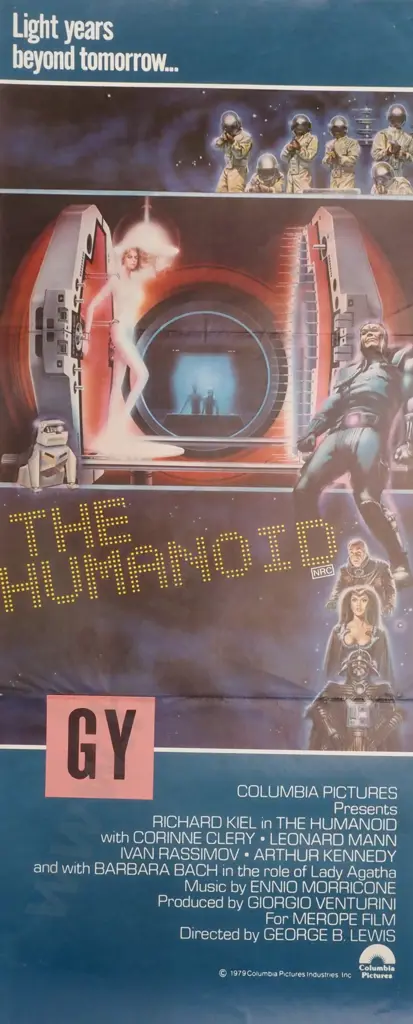 Vintage Australian/New Zealand Daybill Poster for 'The Humanoid' Image 1++