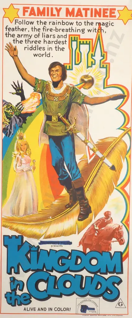 Vintage Australian/New Zealand Daybill Poster for 'Kingdom in the Clouds' Image 1++