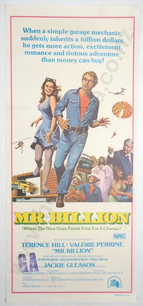 Vintage Australian/New Zealand Daybill Poster for 'Mr Billion' Image 1++