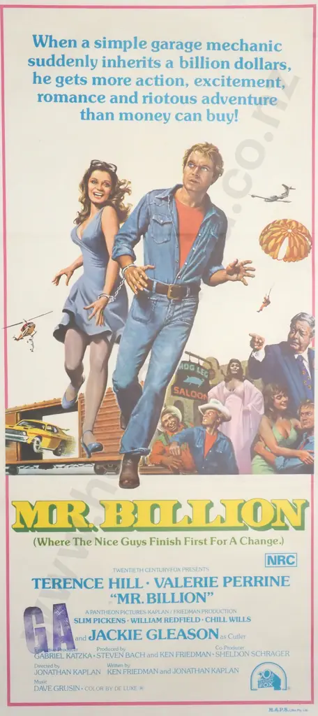 Vintage Australian/New Zealand Daybill Poster for 'Mr Billion' Image 1++