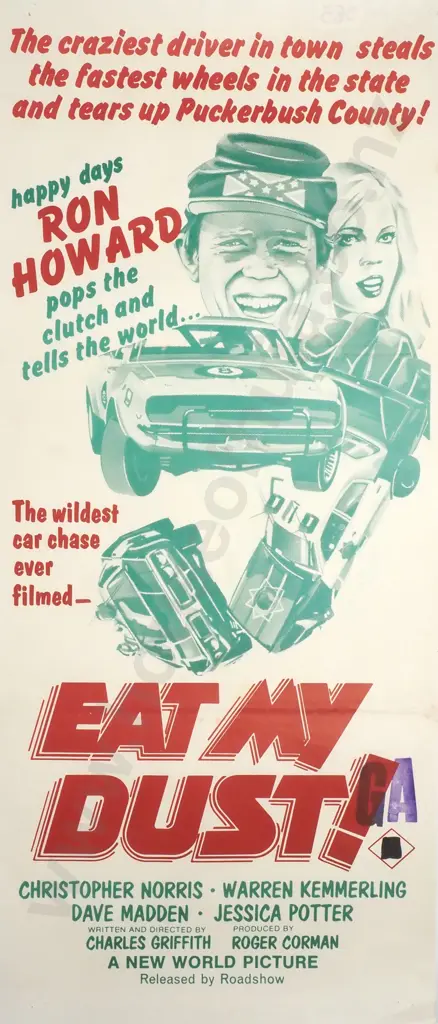 Vintage Australian/New Zealand Daybill Poster for 'Eat My Dust' Image 1++