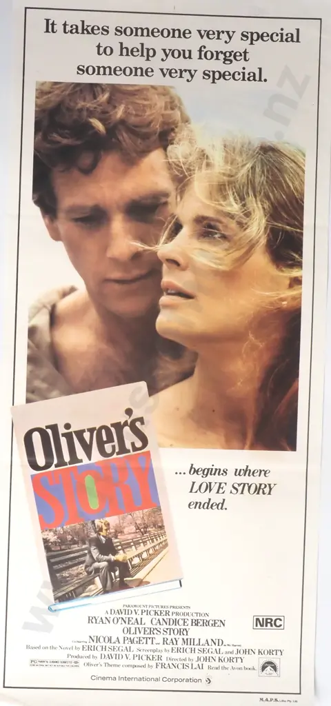 Vintage Australian/New Zealand Daybill Poster for 'Oliver's Story' Image 1++
