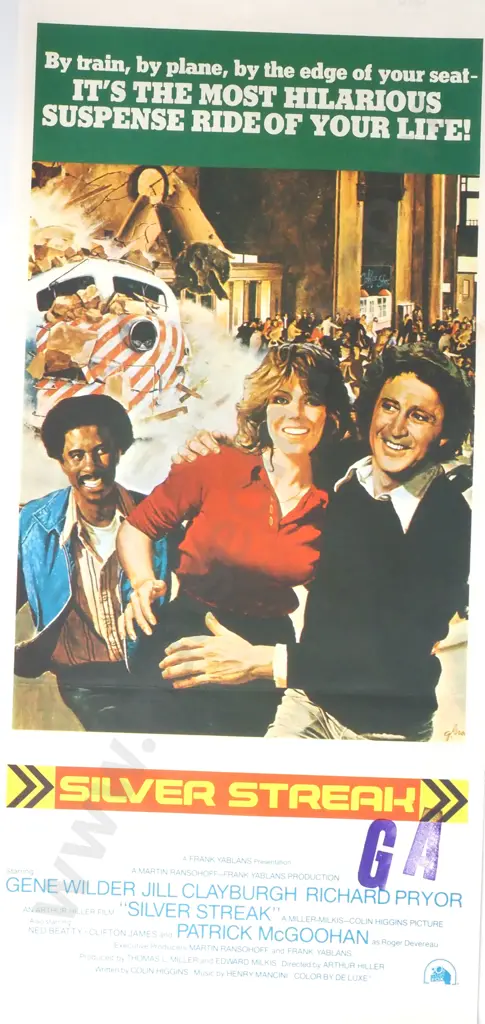 Vintage Movie Poster for 'Silver Streak' Image 1++