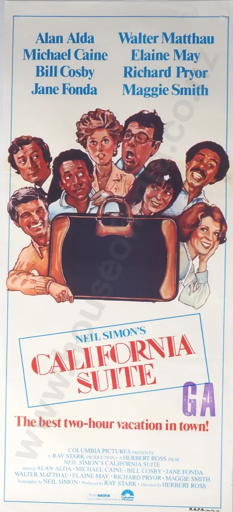 Vintage Australian/New Zealand Daybill Poster for 'California Suite' Image 1++