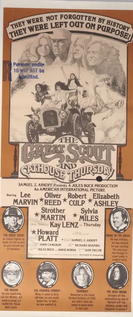 Vintage Australian/New Zealand Daybill Poster for 'Great Scout & Cathouse Thursday' Image 1++
