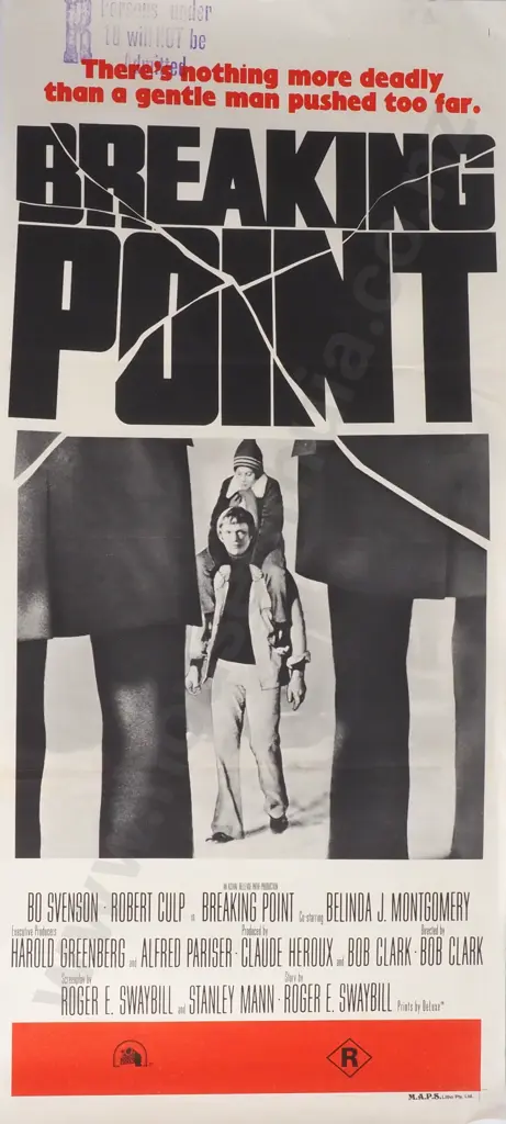 Vintage Australian/New Zealand Daybill Poster for 'Breaking Point' Image 1++