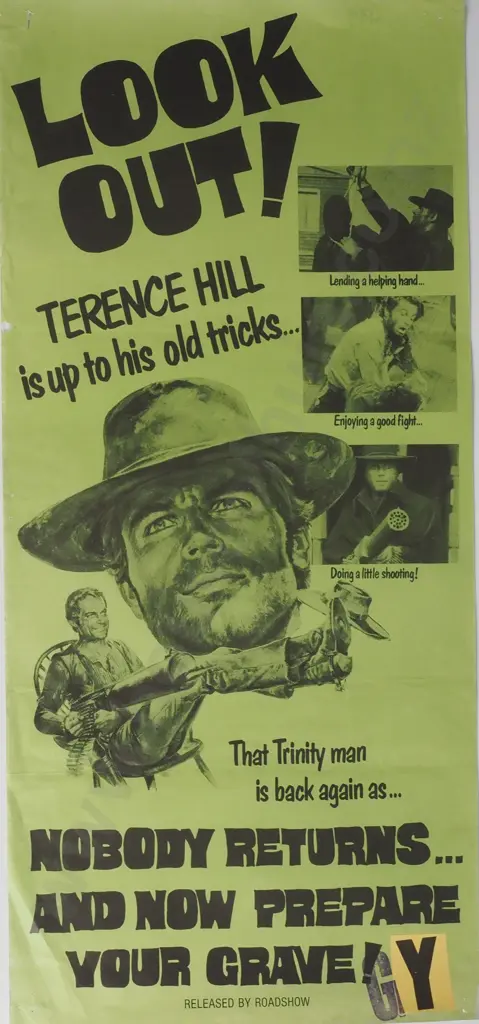 Vintage Australian/New Zealand Daybill Poster for 'Nobody Returns...And Now Prepare Your Grave' Image 1++