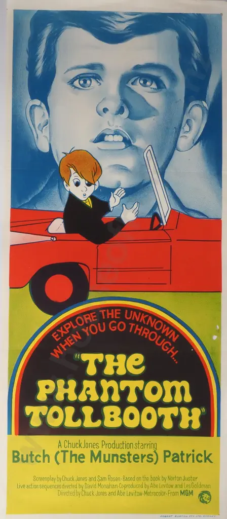 Vintage Australian/New Zealand Daybill Poster for 'The Phantom Tollbooth' Image 1++