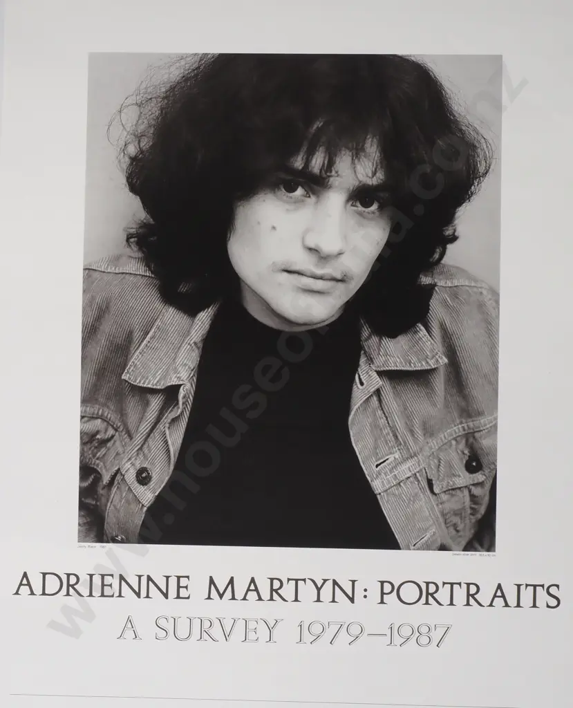 Vintage Event Poster 'Adrienne Martyn: Portraits, A Survey 1979-1987' Image 1++