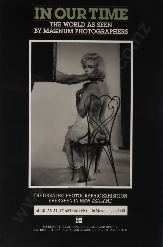 Laminated Exhibition Poster 'In Our Time', The World as Seen by Magnum Photographers Image 1++