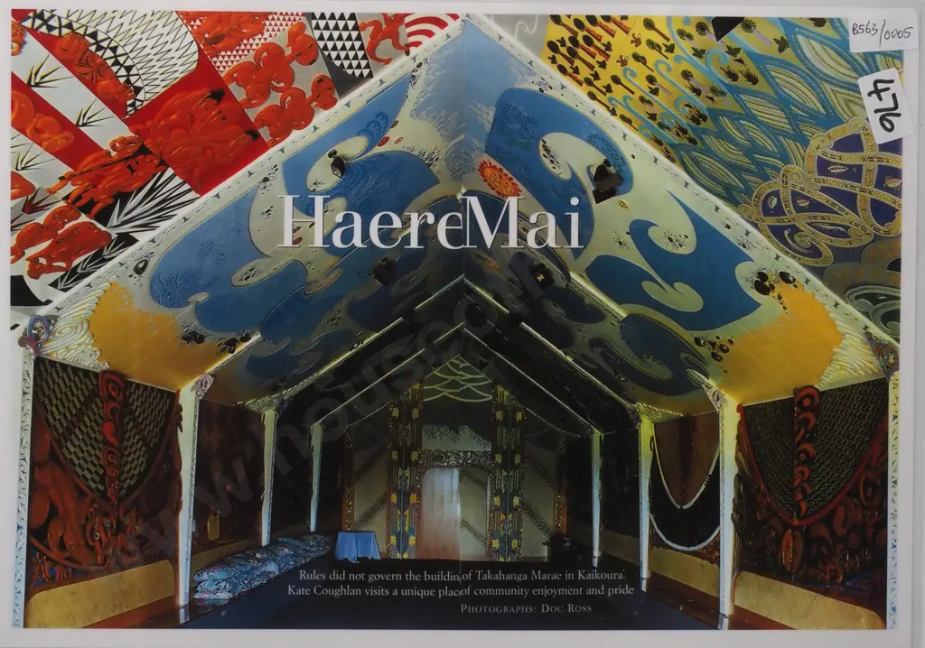 Hare Mai - Takahanga Marae, Kaikoura (Laminated) Image 1++