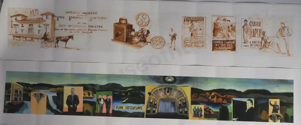 Two Posters - Charlie Chaplin & 'Fun Sessions' Image 1++