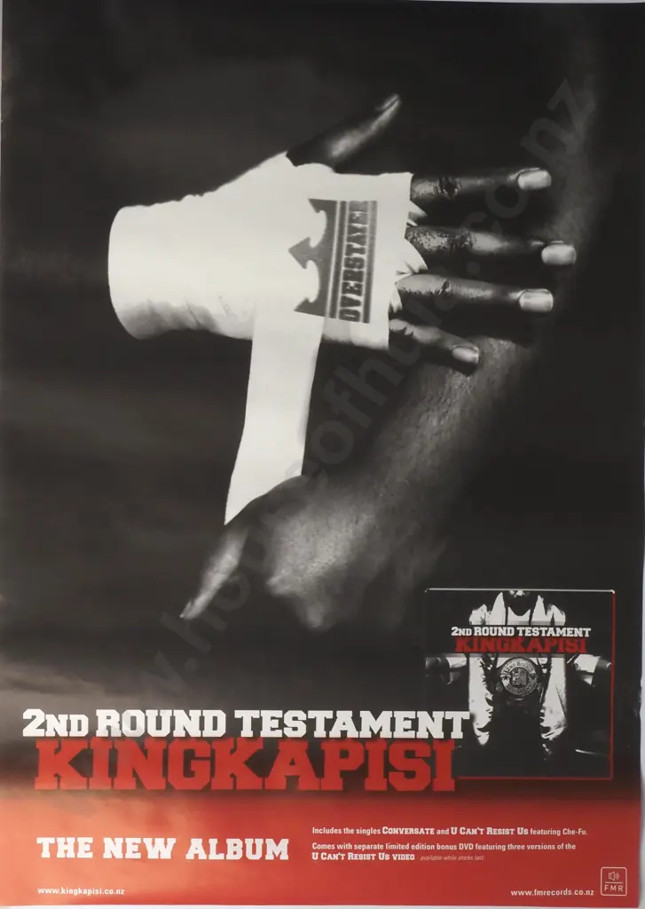 King Kapisi '2nd Round Testament' Album Promotional Poster Image 1++