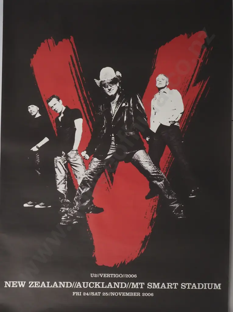 U2 NZ 'Vertigo' Tour Poster Image 1++
