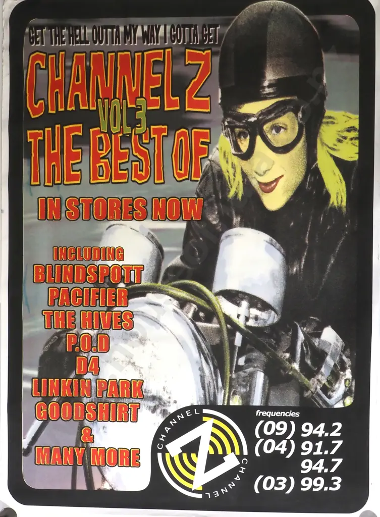 'Channel Z, Vol 3, The Best Of', Album Promotional Poster Image 1++