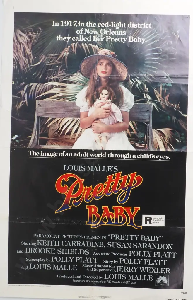 Original One Sheet Movie Poster for 'Pretty Baby' 1978 Image 1++