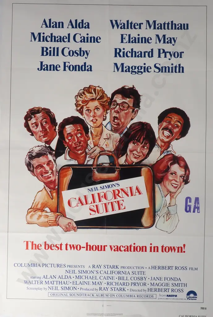 Vintage Movie Poster for the Film 'California Suite' Image 1++