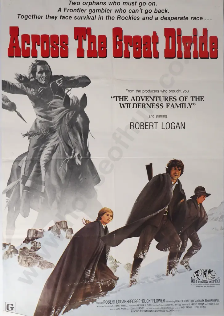 Vintage Movie Poster for the Film 'Across the Main Divide' 1977 Image 1++