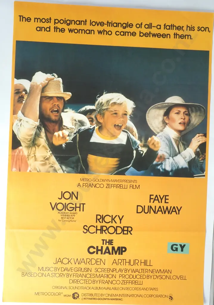 Vintage Movie Poster for 'The Champ' 1979 Image 1++