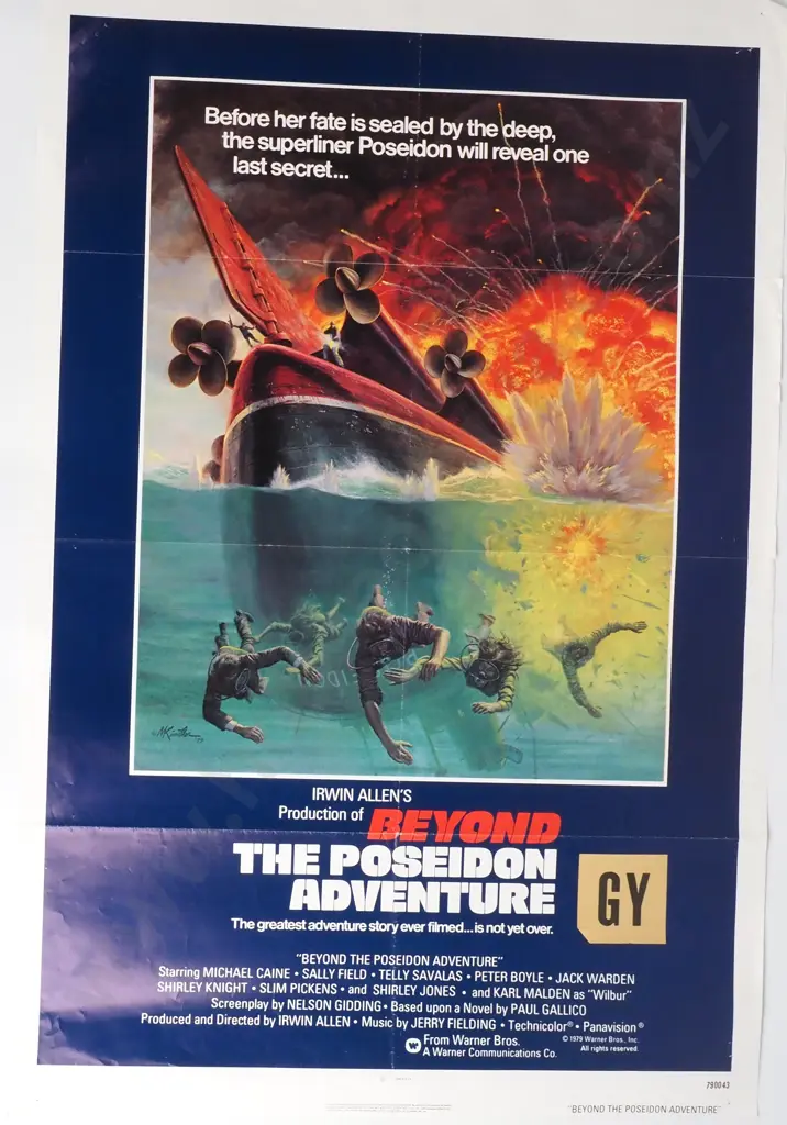 Vintage Movie Poster for 'Beyond the Poseidon Adventure' 1979 Image 1++