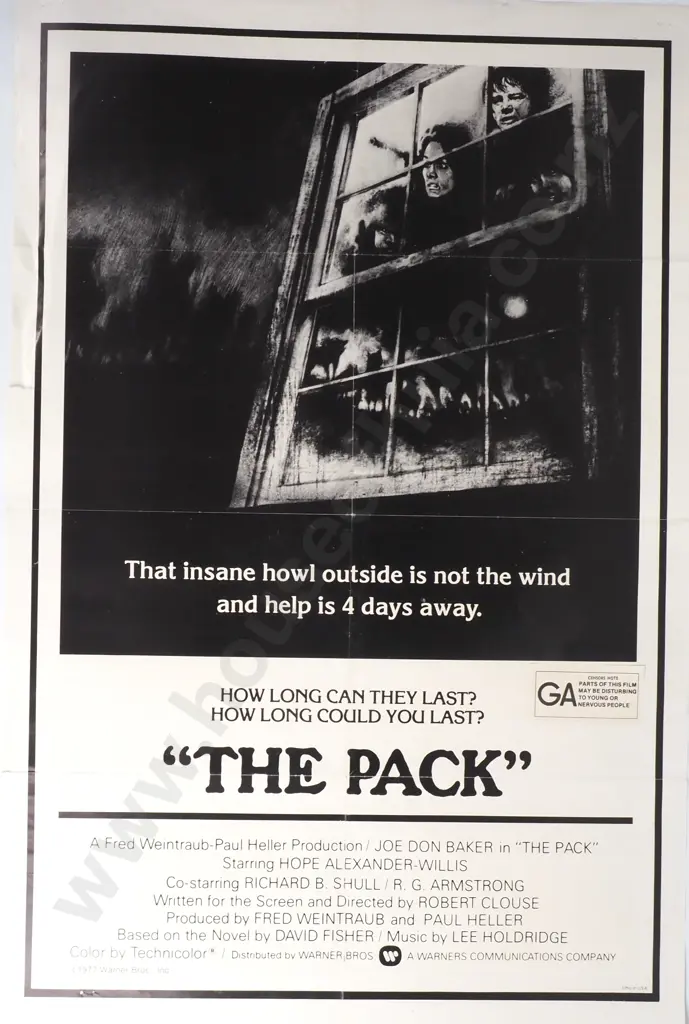 Vintage Movie Poster for 'The Pack' 1977 Image 1++