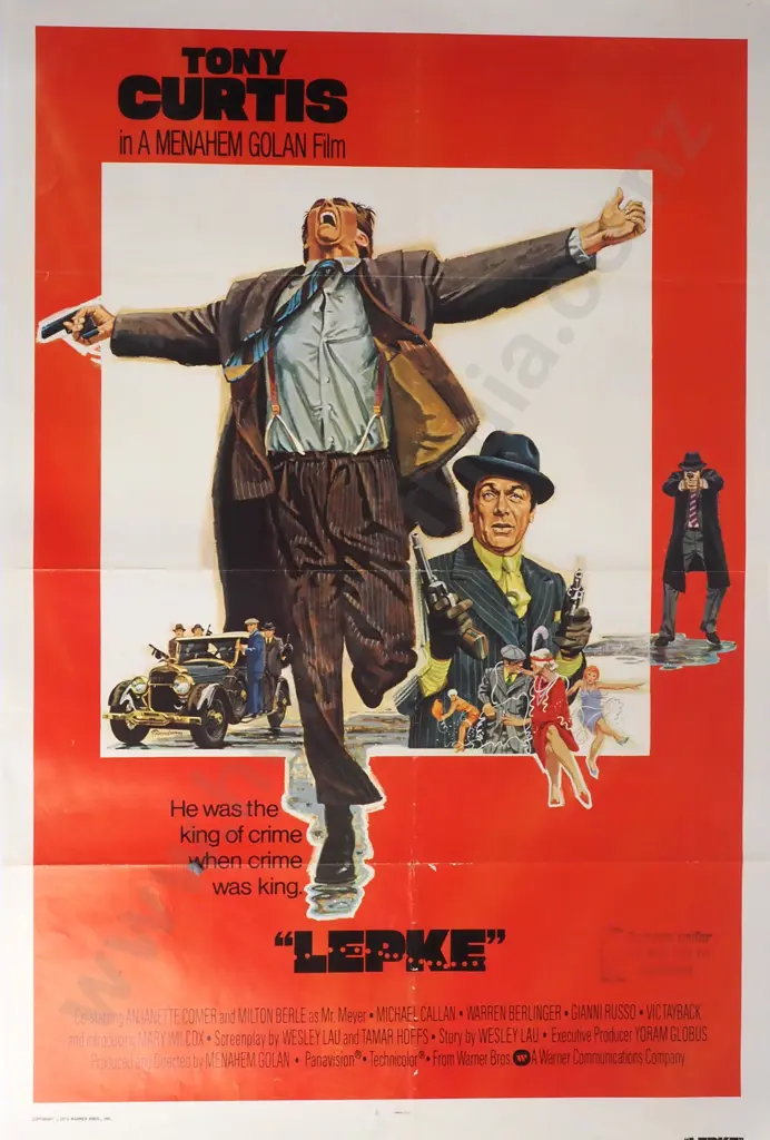 Vintage Movie Poster for 'Lepke' 1975 Image 1++
