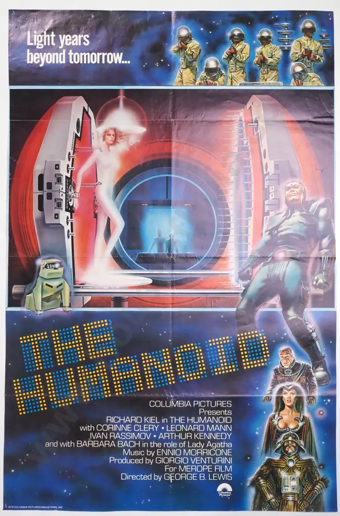 Vintage Movie Poster for 'The Humanoid' 1979 Image 1++