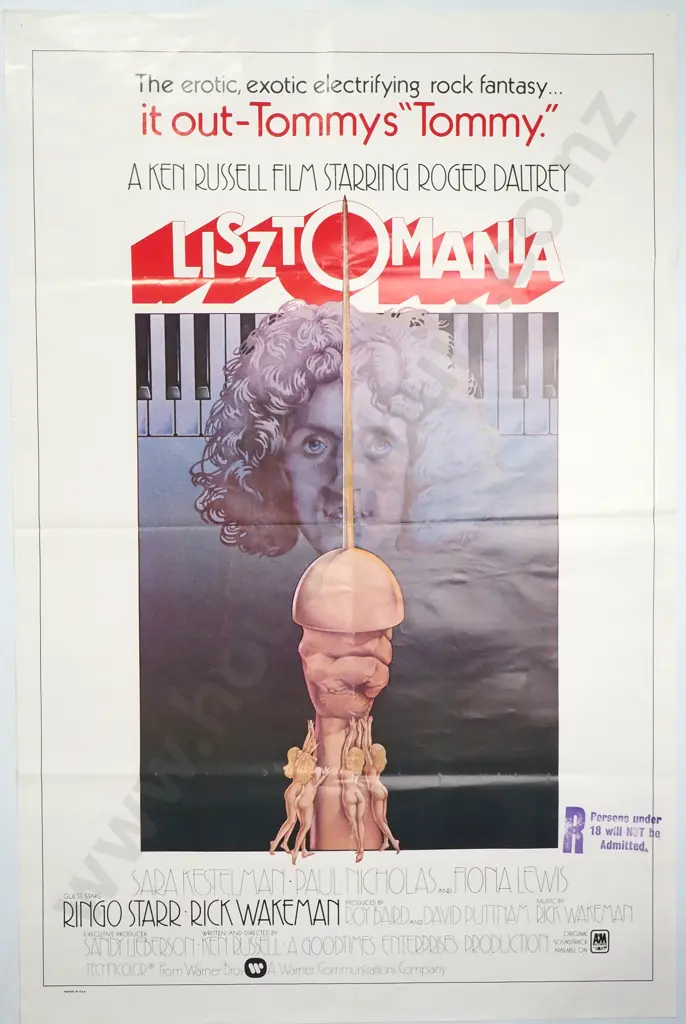 Vintage Movie Poster for 'Lisztomania' 1975 Image 1++