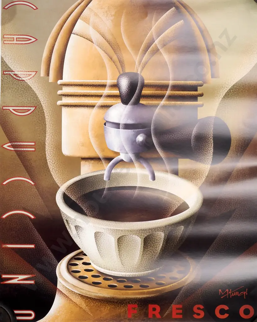 Vintage Style Poster - Cappuccino Fresco Image 1++