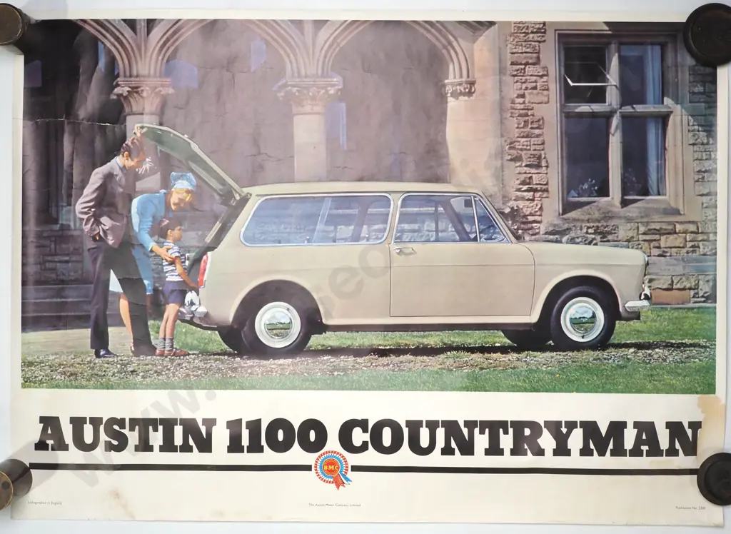 Austin Countryman Advertising Poster 1960's Image 1++