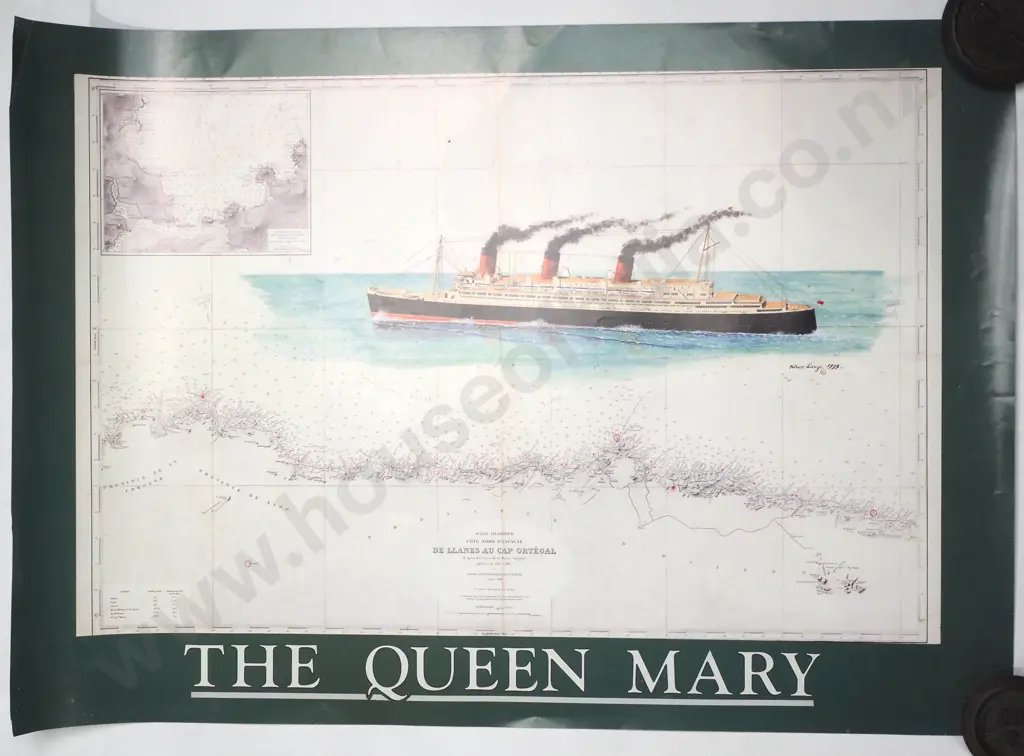 Vintage Style Poster 'The Queen Mary' Image 1++