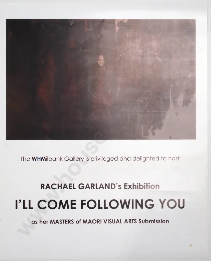 Rachael Garland 2015 Exhibition Poster 'I'll Come Following You' Image 1++