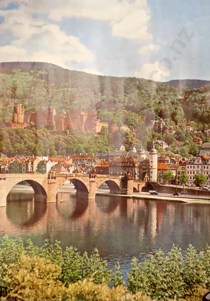 Vintage 'Heidelberg' Cylinder Printer Advertising Poster Image 1++