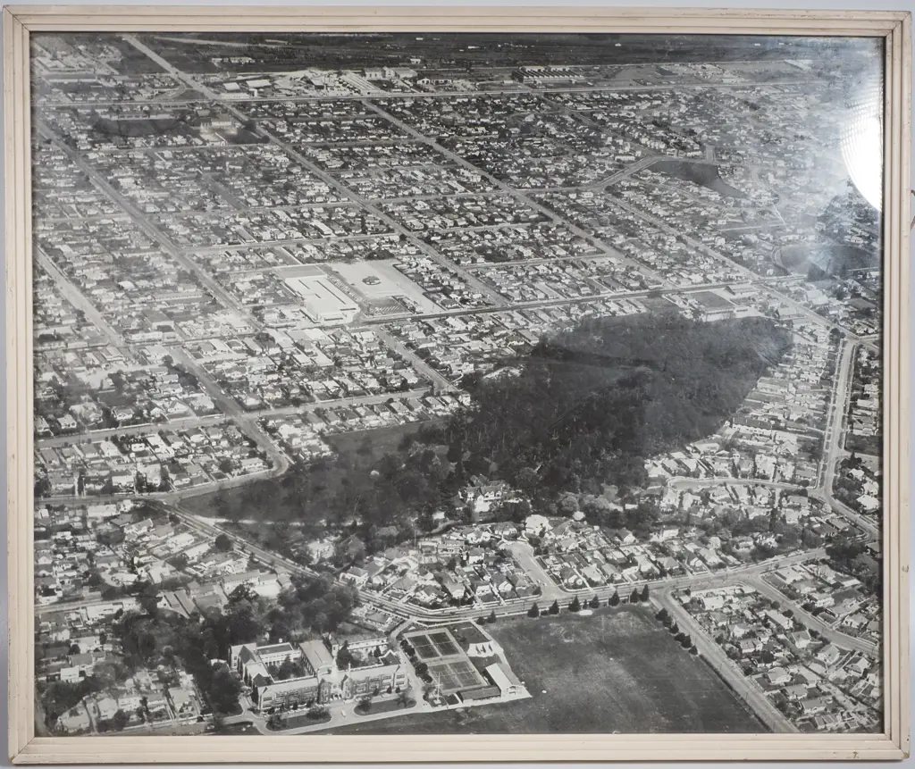 Vintage Black & White Aerial Photographic View of Riccarton Image 1++