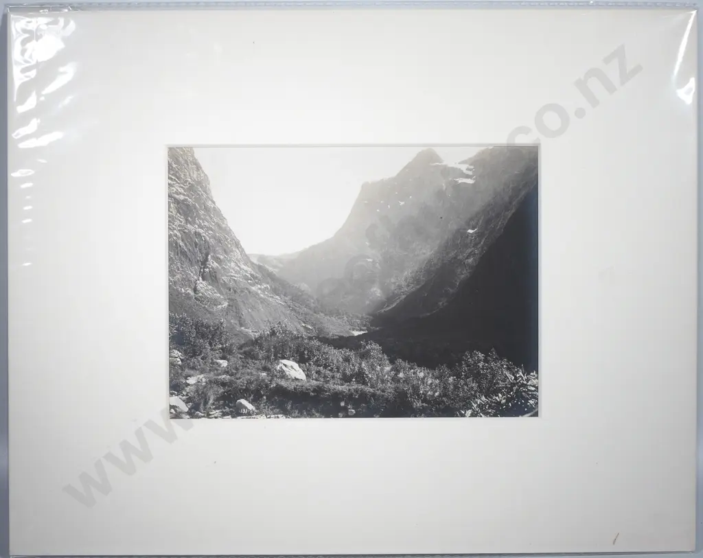 Photograph of the Head of Clinton Valley Showing Lake Mintaro, c.1900 Image 1++
