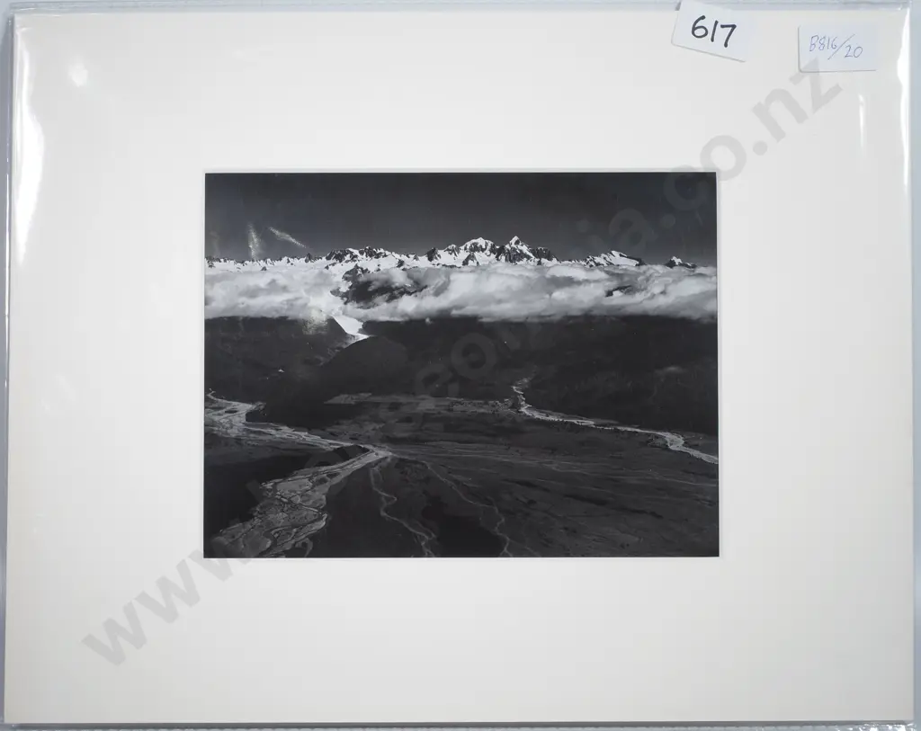 Victor Carlyle Browne - 'Mounts Cook & Tasman', Photograph Image 1++